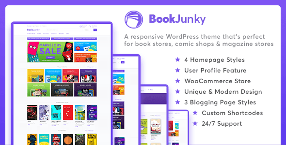 test BookJunky - WooCommerce Book Store for WordPress 