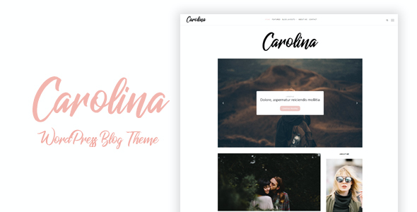 test Carolina - Simple WordPress Blog Theme 