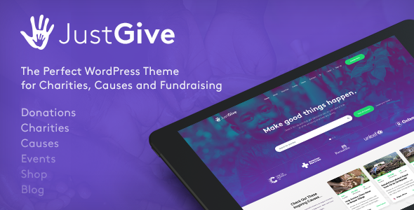 test JustGive - Charity & Fundraising WordPress Theme 
