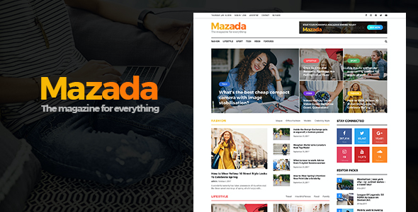 Test du thème WordPress Mazada , découvrez notre avis