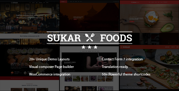 test Sukar Restaurant WordPress Theme 