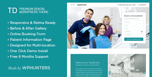 test TD - Premium Dental WordPress Theme 
