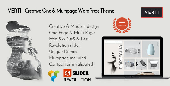 test Verti - Creative OnePage & MultiPage WordPress Theme 