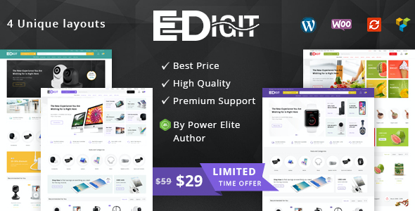 test eDigit - Multipurpose WooCommerce Theme 