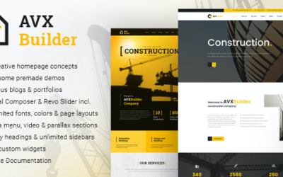 Test du thème WordPress AVXBuilder , découvrez notre avis