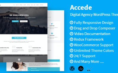 Test du thème WordPress Accede , voici notre avis