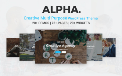 Test du thème WordPress Alpha Dot Multi Purpose WordPress Theme , voici notre avis