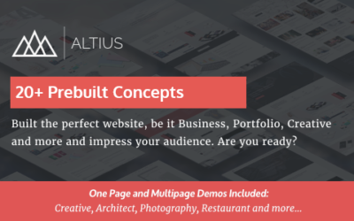Test du thème WordPress Altius Multi , voici notre avis