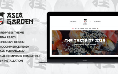 Test du thème WordPress Asia Garden , voici notre avis