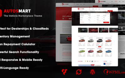 Test du thème WordPress AutosMart , voici notre avis