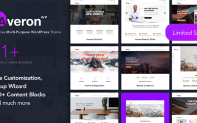 Test du thème WordPress Averon , voici notre avis