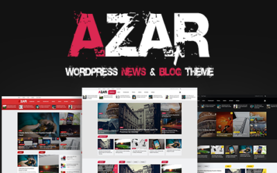 Test du thème WordPress Azar , voici notre avis