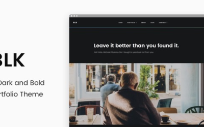 Test du thème WordPress BLK , découvrez notre avis