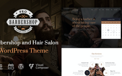 Test du thème WordPress Barbershop Pro , voici notre avis