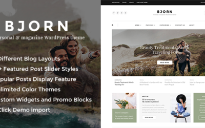 Test du thème WordPress Bjorn , découvrez notre avis