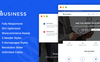 Test du thème WordPress Business , voici notre avis