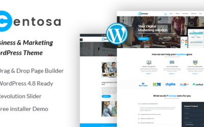 Test du thème WordPress Centosa , découvrez notre avis