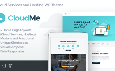 Test du thème WordPress CloudMe , découvrez notre avis