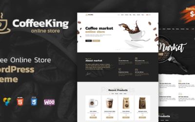 Test du thème WordPress Coffee King , découvrez notre avis