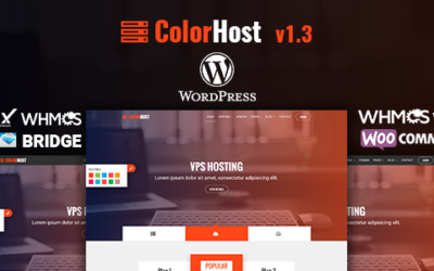 Test du thème WordPress ColorHost , voici notre avis