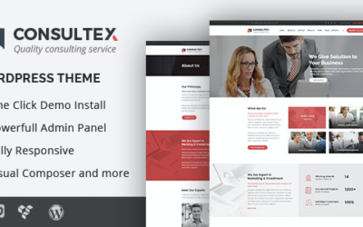 Test du thème WordPress Consultex , découvrez notre avis