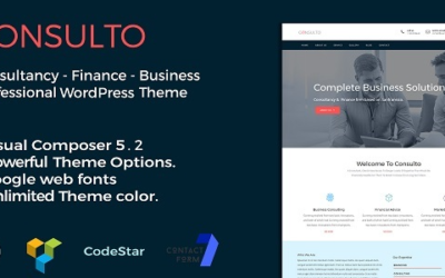Test du thème WordPress Consulto , voici notre avis