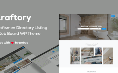 Test du thème WordPress Craftory , voici notre avis