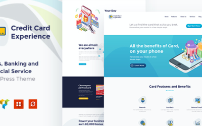 Test du thème WordPress Credit Card Company and Online Banking , découvrez notre avis