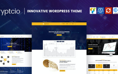 Test du thème WordPress Cryptcio , voici notre avis