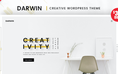 Test du thème WordPress Darwin , découvrez notre avis