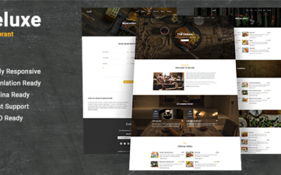 Test du thème WordPress Deluxe Restaurant WordPress Theme , voici notre avis