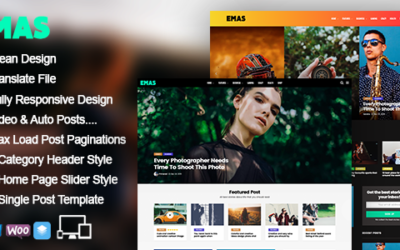 Test du thème WordPress Emas , voici notre avis