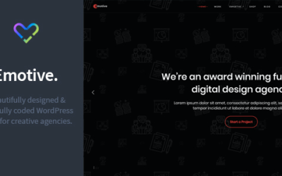 Test du thème WordPress Emotive , découvrez notre avis