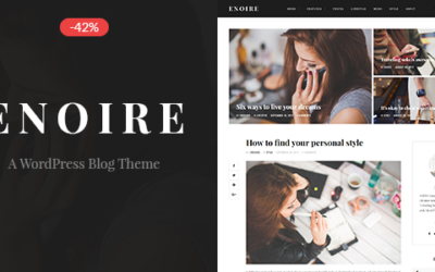 Test du thème WordPress Enoire , voici notre avis