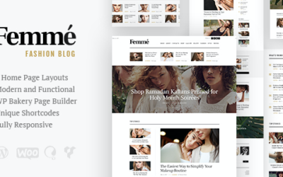 Test du thème WordPress Femme , voici notre avis