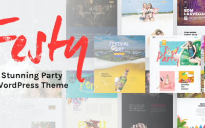 Test du thème WordPress Festy Event WordPress Theme , découvrez notre avis