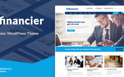 Test du thème WordPress Financier , voici notre avis