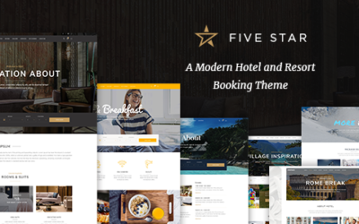 Test du thème WordPress FiveStar , voici notre avis