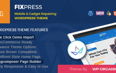 Test du thème WordPress FixPress , découvrez notre avis