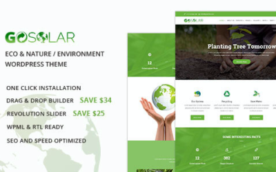 Test du thème WordPress Go Solar , découvrez notre avis