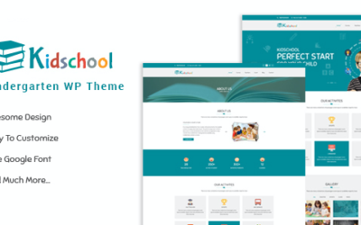 Test du thème WordPress Kidschool , voici notre avis