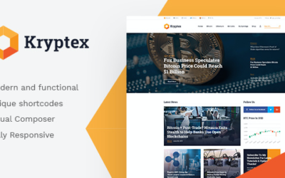 Test du thème WordPress Kryptex , découvrez notre avis