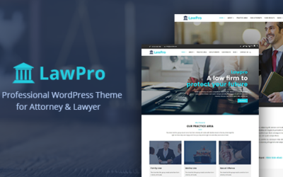 Test du thème WordPress Lawpro , découvrez notre avis