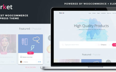 Test du thème WordPress Market , découvrez notre avis