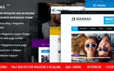 Test du thème WordPress Maxmag , voici notre avis