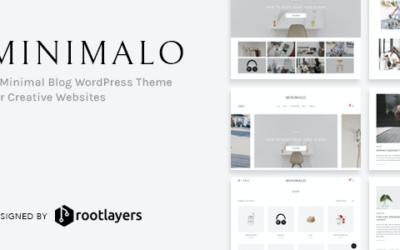 Test du thème WordPress Minimalo , voici notre avis