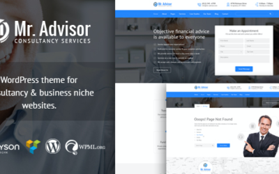 Test du thème WordPress Mr Advisor , découvrez notre avis