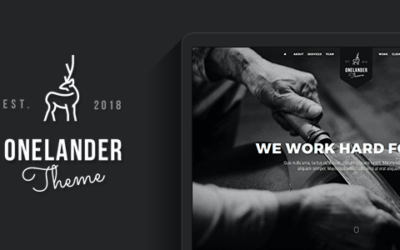 Test du thème WordPress OneLander , voici notre avis