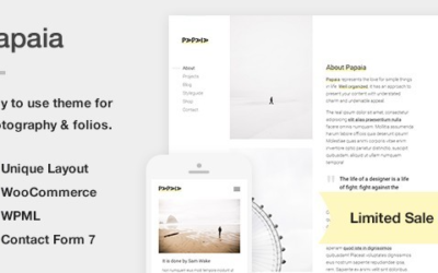 Test du thème WordPress Papaia , découvrez notre avis