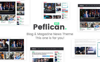 Test du thème WordPress Peflican , découvrez notre avis